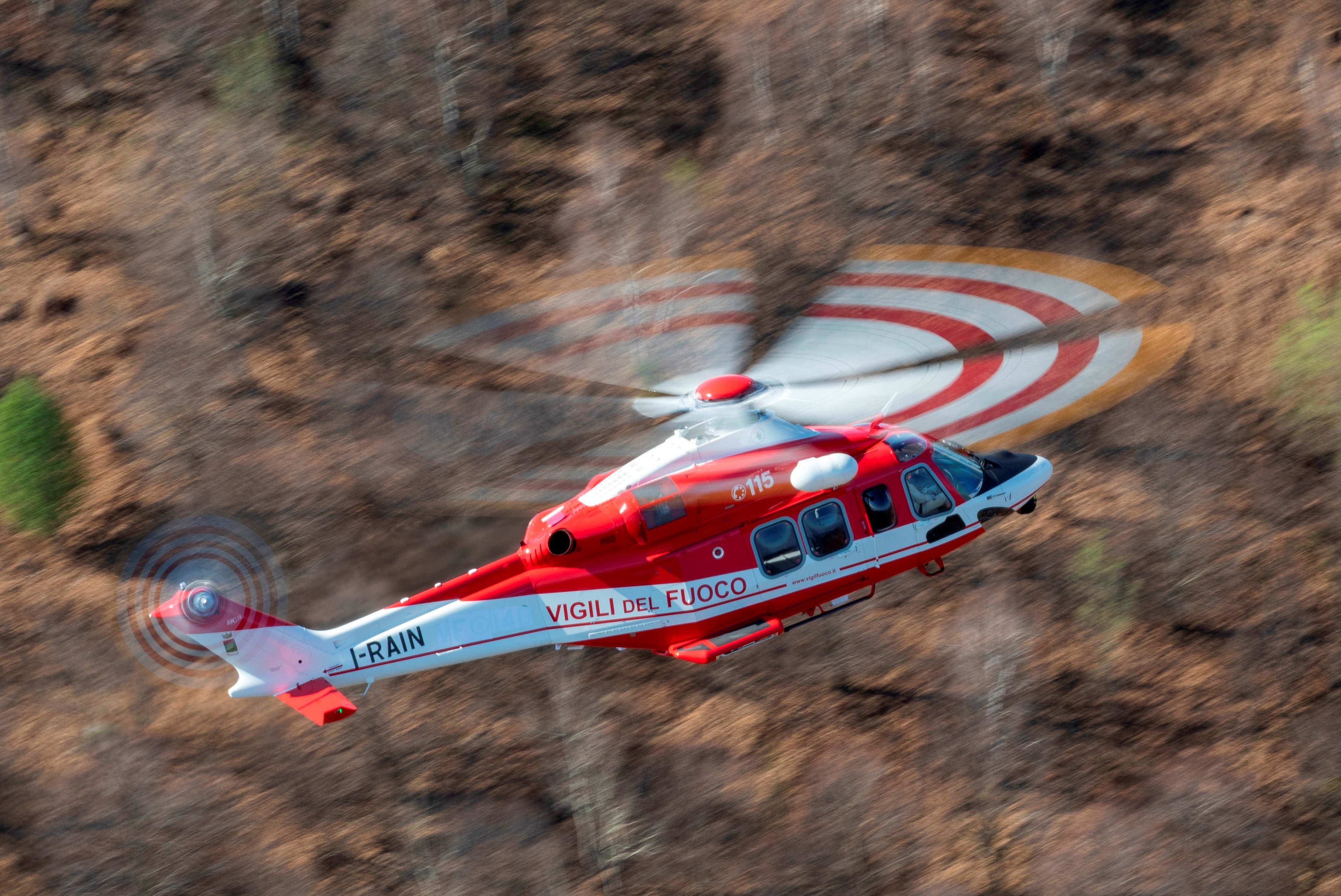 Italy’s National Fire Corps receives first two AW139 helicopters, the ...