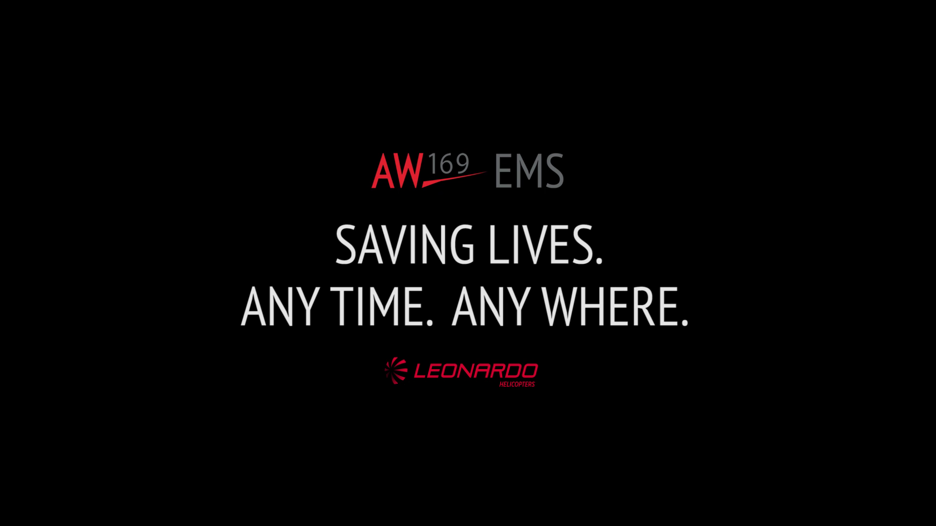 AW169 EMS-Saving lives, any time, any where