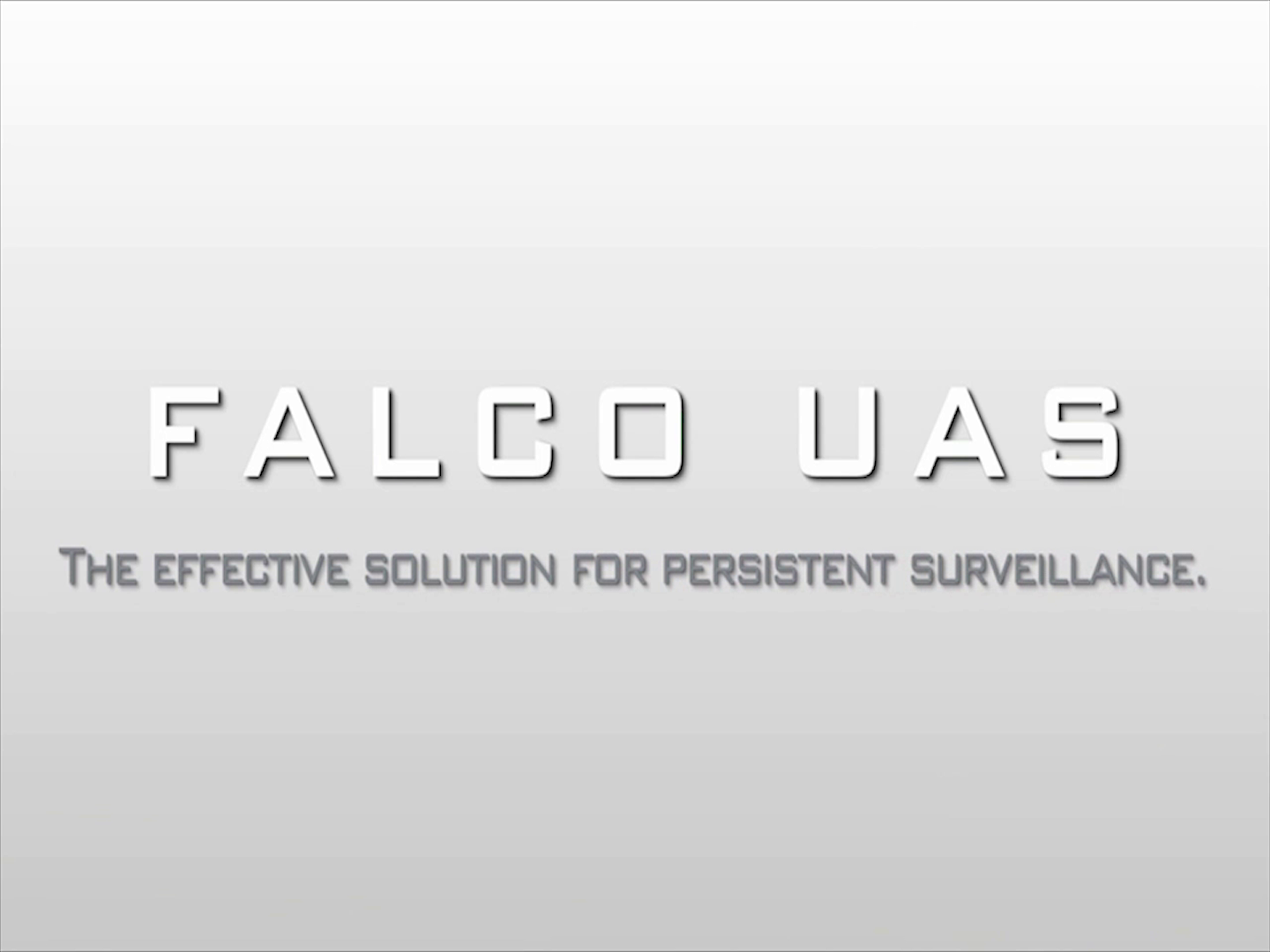 Falco UAS: the effective solution for persistent surveilllance