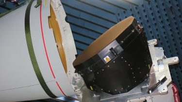 The ECRS Mk2 radar undergoing testing at Leonardo