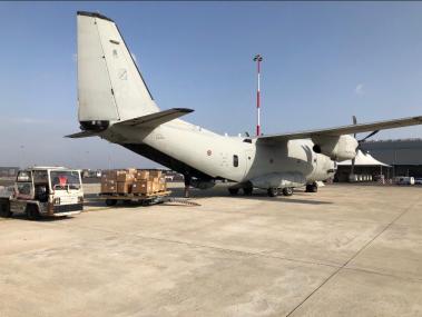An Italian Air Force C-27J