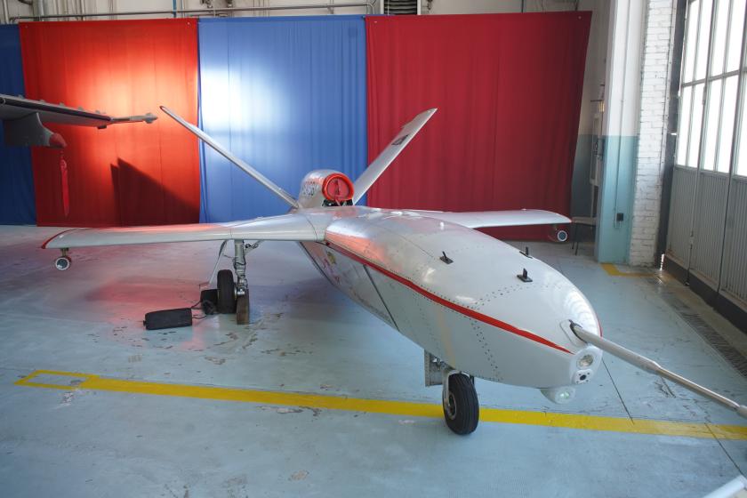 The Sky-X demonstrator at the Leonardo Aeronautical Industry Museum in Caselle Sud (Turin), Italy
