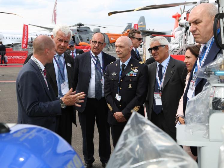 IAF Chief of Staff Lt. Gen. E. Vecciarelli with A. Profumo