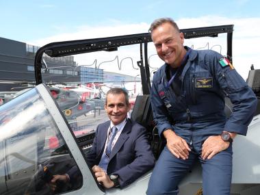 G. P. Manzella (Lazio region) and pilot E. Scarabotto