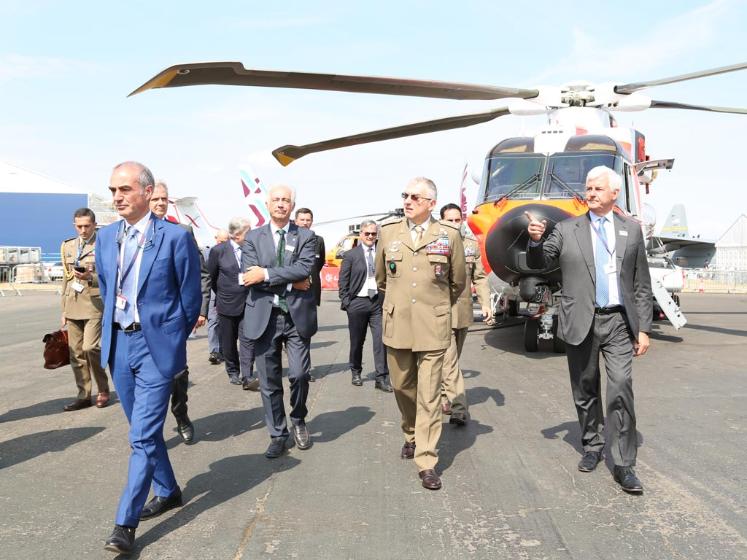 Italian Chief of Defence Gen. C. Graziano with A. Profumo