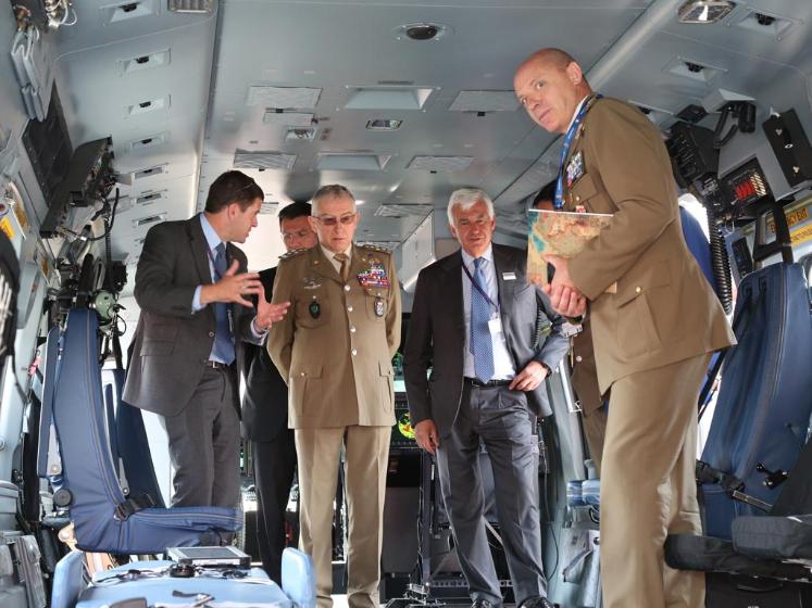 Italian Chief of Defence Gen. C. Graziano with A. Profumo