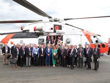 Canadian industries visiting Leonardo's static area