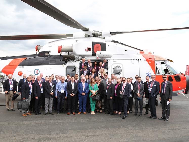 Canadian industries visiting Leonardo's static area