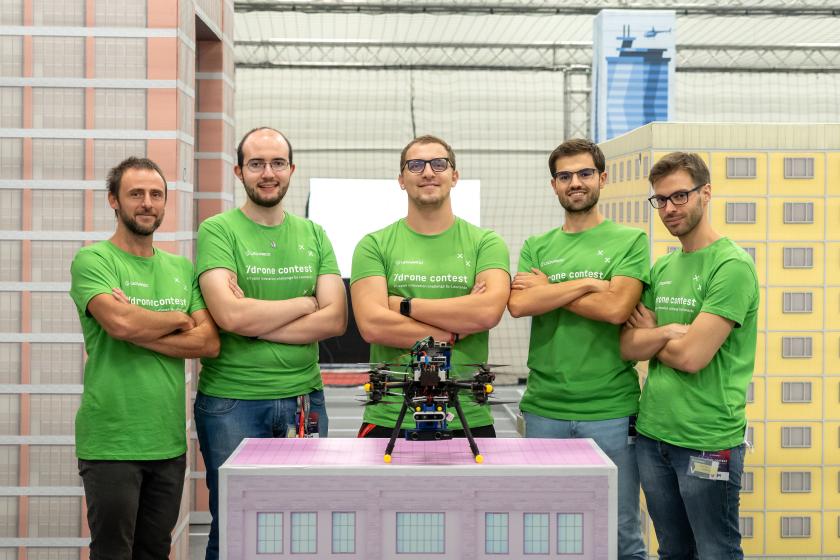 The runner-up ex aequo: Università di Roma Tor Vergata team