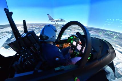 The M-346 advanced trainer full mission simulator