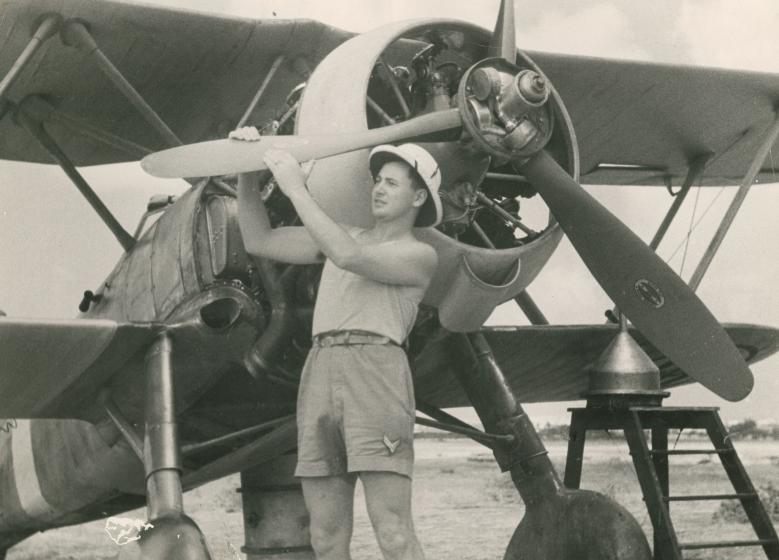 CR.42 fighter aircraft, Northern Africa, 1942