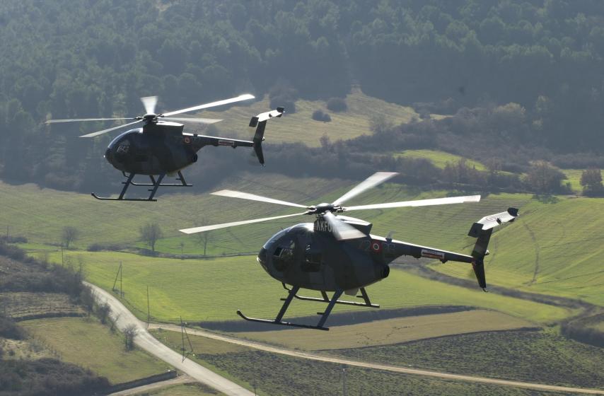 NH500 training helicopter
