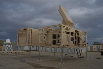 Kronos Grand Mobile radar at Pratica di Mare military airport