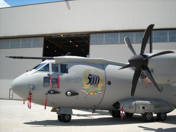 The ITAF C-27J Spartan  reaches the 5.000 flight hours milestone, May 2009
