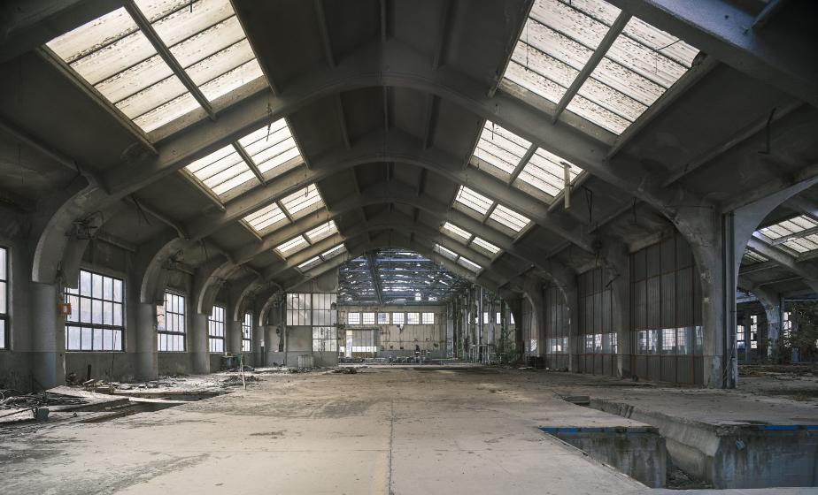 The former Pomilio plant, 2022