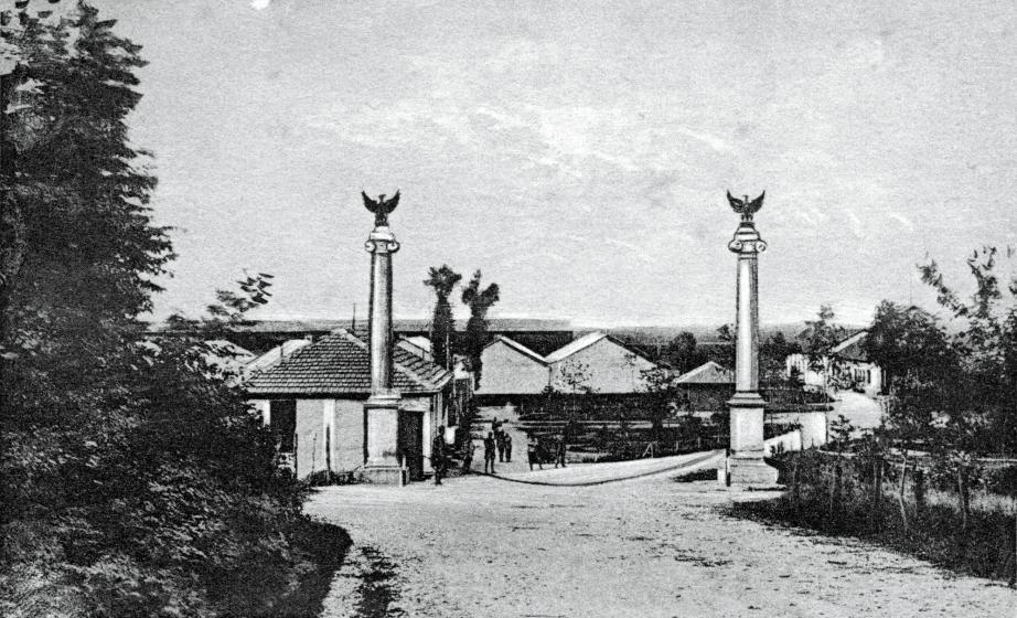 Entrance to the 'Gaspare Bolla' airfield, 1923