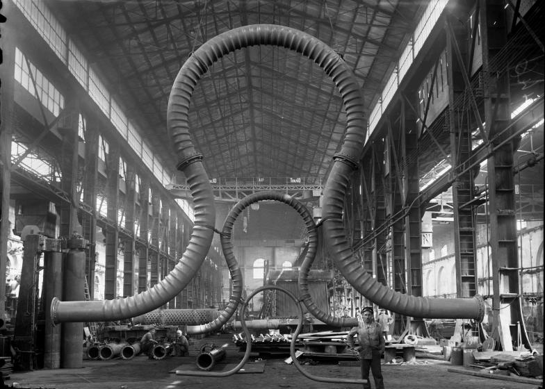 Ansaldo Engineering Works in Sampierdarena (GE), 1925