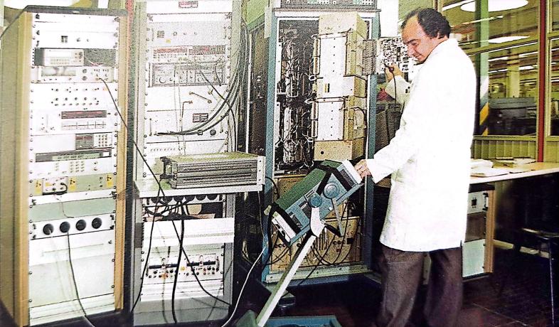 SIR equipment test, late 1980s