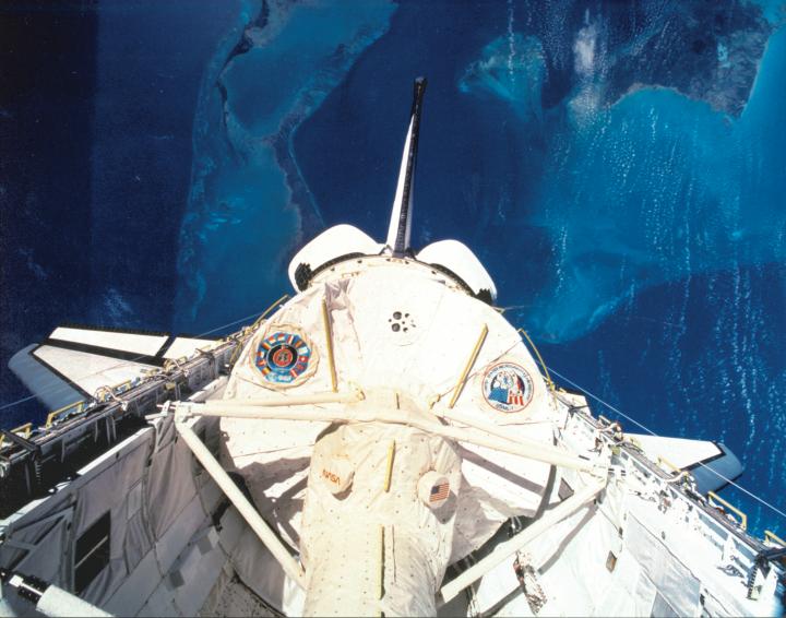 Spacelab nel vano cargo della navetta spaziale Columbia