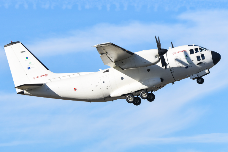 C-27J in Clean Sky 2 configuration con la Innovative WingLet - Credits@Lorenzo Ambrino