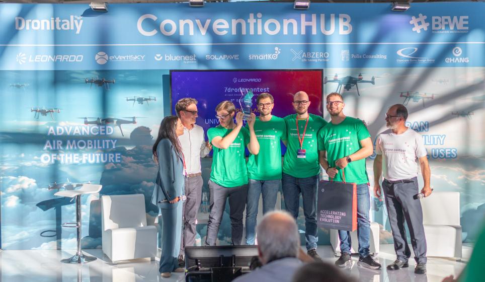 Leonardo Drone contest 2024. First place: University of Rome Tor Vergata
