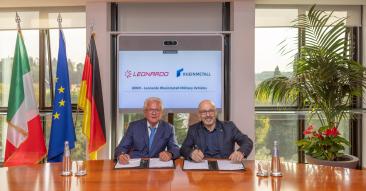 Armin Papperger, CEO of Rheinmetall AG - Roberto Cingolani CEO and General Manager of Leonardo (1)